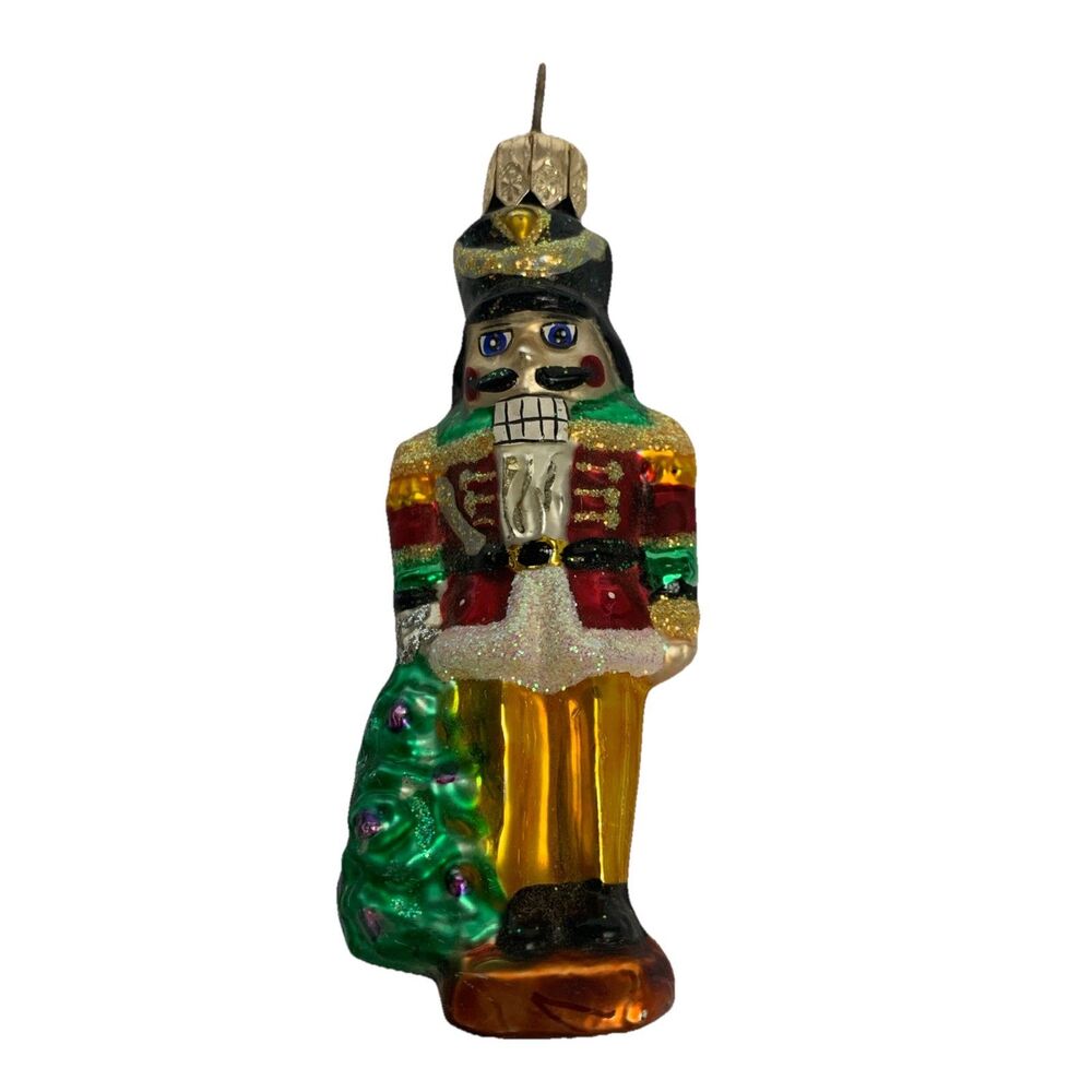 Christopher Radko Nutcracker Trio Little Gems Red Christmas Ornament 3" Tall